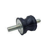 Tampone in gomma metallo 30x20mm M8x20mm